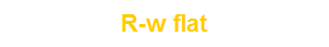 R-w flat